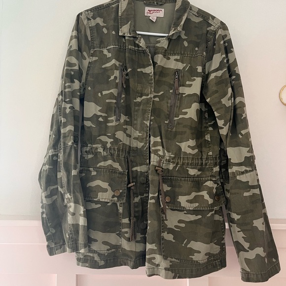 Arizona Jean Company Olive Camouflage Jacket - Picture 1 of 3